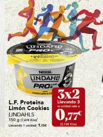 Gadis L.f. proteína limón cookies lindahls oferta