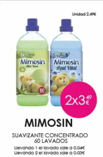 Mimosin suavizante cocentrando 60 lavados