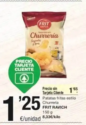 SPAR Patatas fritas estilo churreria frit ravich oferta