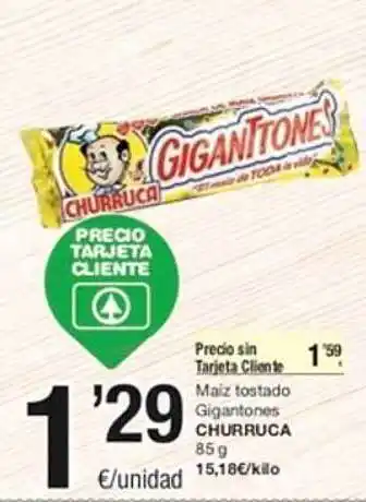 SPAR Maiz tostado gigantones churruca oferta