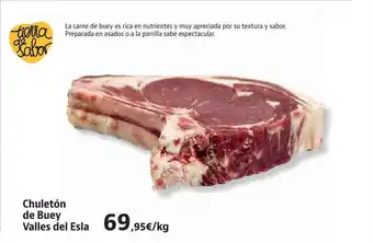 Supermercados Sánchez Romero Chuletón de buey valles del esla oferta