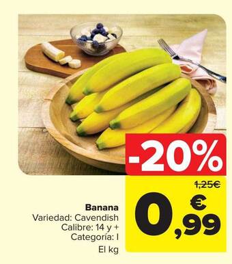 Carrefour Banana oferta