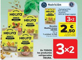 Carrefour Bocados mediterráneos heura oferta