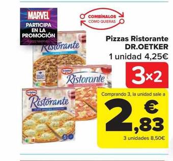 Carrefour Pizzas ristorante dr. oetker oferta