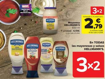 Carrefour Mayonesa hellmann's oferta