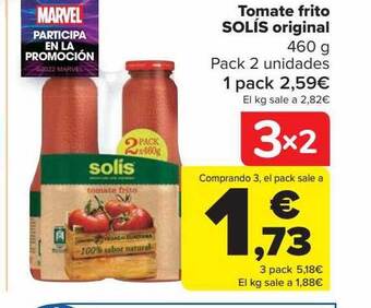 Carrefour Tomate frito solís original oferta