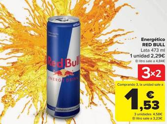 Carrefour Energético red bull oferta
