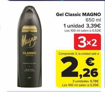 Carrefour Gel classic magno oferta