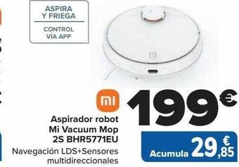 Carrefour Aspirador robot mi vacuum mop 2s bhr5771eu oferta