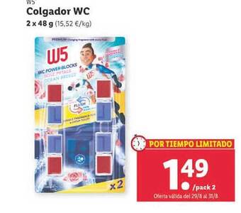 Lidl W5 colgador wc oferta
