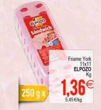 Plenus Supermercados Friame york elpozo oferta