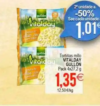 Plenus Supermercados Tortiñas millo vitalday gullón oferta