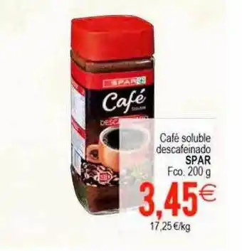 Plenus Supermercados Café soluble descafeinado spar oferta