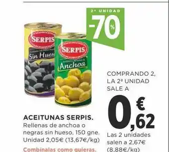 Supercor Exprés 2a unidad -70% aceitunas serpis oferta