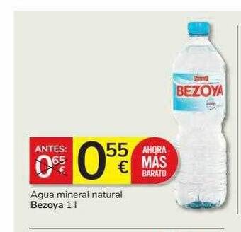 Supermercados Charter Agua mineral natural bezoya oferta