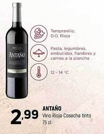 Coviran Antaño vino rioja cosecha tinto oferta