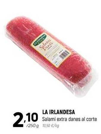 Coviran La irlandesa salami extra danes al corte oferta