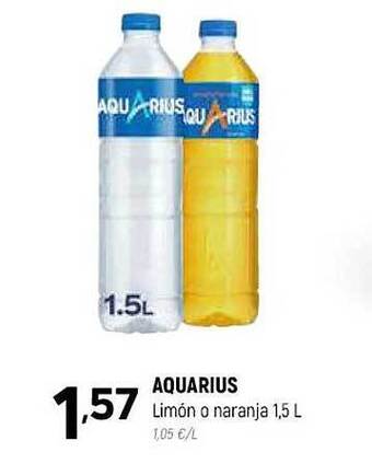 Coviran Aquarius limón o naranja oferta