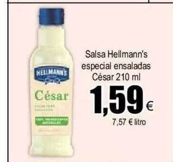 FROIZ Salsa hellmann's especial ensaladas césar oferta