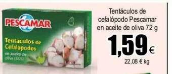 FROIZ Tentáculos de cefalópodo pescamar en aceite de oliva oferta