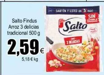 FROIZ Salto findus arroz 3 delicias tradicional oferta