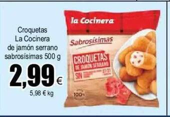 FROIZ Croquetas la cocinera de jamón serrano sabrosisimas oferta