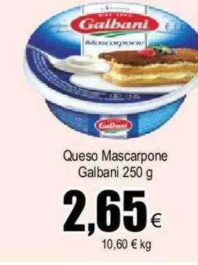 FROIZ Queso mascarpone galbani oferta