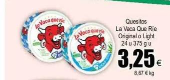 FROIZ Quesitos la vaca que rie original o light oferta