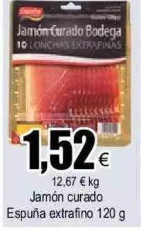 FROIZ Jamón curado espuña extrafino oferta