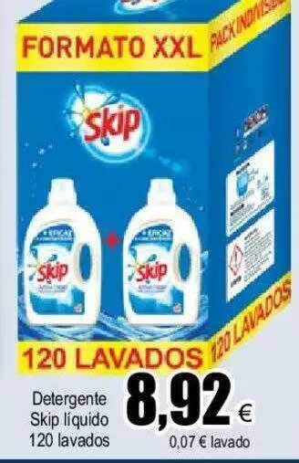 FROIZ Detergente skip líquido 120 lavados oferta