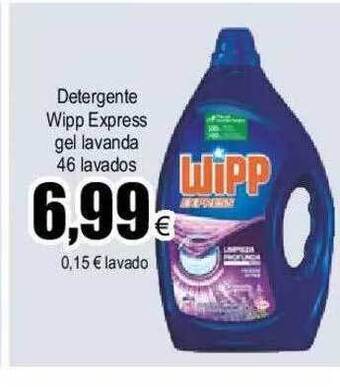 FROIZ Detergente wipp express gel lavanda oferta