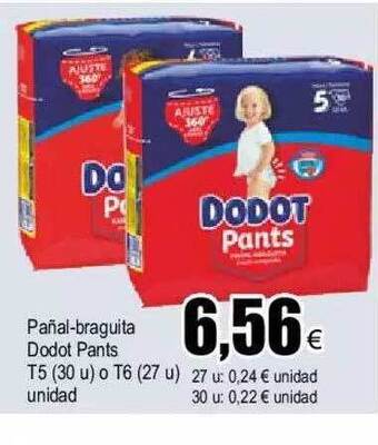 FROIZ Pañal-braguita dodot pants oferta