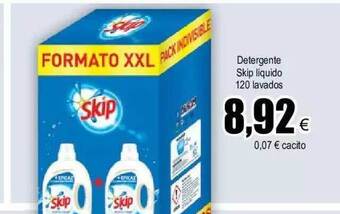 FROIZ Detergente skip liquido 120 lavados oferta
