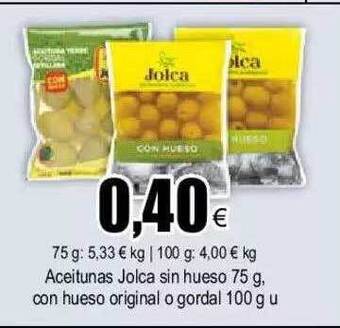 FROIZ Aceitunas jolca sin hueso con hueso original o gordal oferta