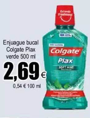 FROIZ Enjuague bucal colgate plax verde oferta
