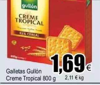 FROIZ Galletas gullón creme tropical oferta