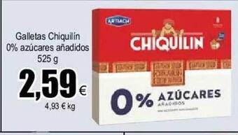 FROIZ Galletas chiquilin 0% azúcares añadidos oferta