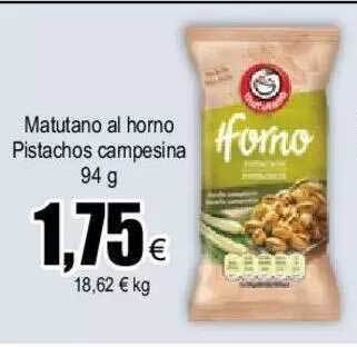 FROIZ Matutano al horno pistachos campesina oferta