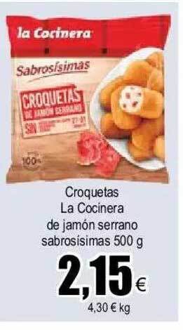 FROIZ Croquetas la cocinera de jamón serrano sabrosísimas oferta