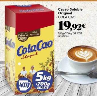 Gadis Cacao soluble original cola cao oferta