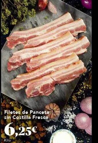 Gadis Filetes de panceta sin costilla fresca oferta