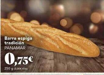 Gadis Barra espiga tradición panamar oferta