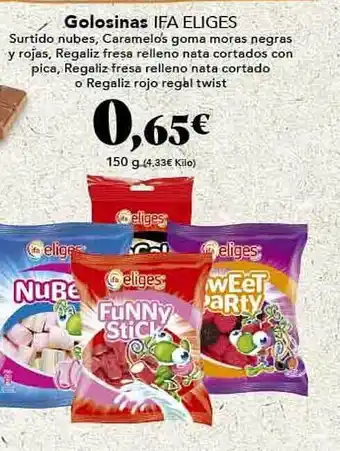 Gadis Golosinas ifa eliges oferta