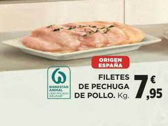 Hipercor Filetes de pechuga de pollo oferta