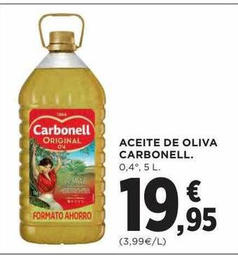 Hipercor Aceite de oliva carbonell oferta