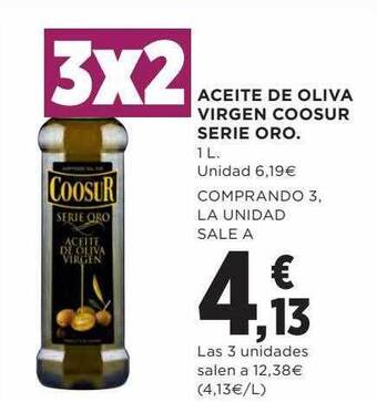 Hipercor Aceite de oliva virgen coosur serie oro oferta