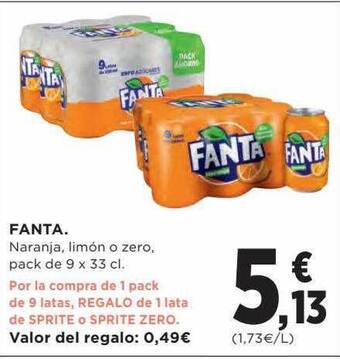 Hipercor Fanta oferta