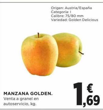 Hipercor Manzana golden oferta