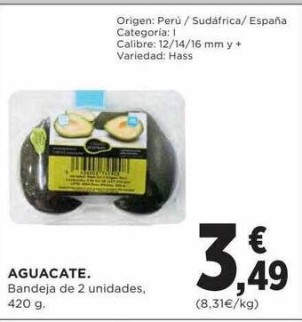 Hipercor Aguacate oferta