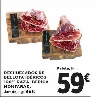 Hipercor Deshuesados de bellota ibéricos 100% raza ibérica montaraz oferta